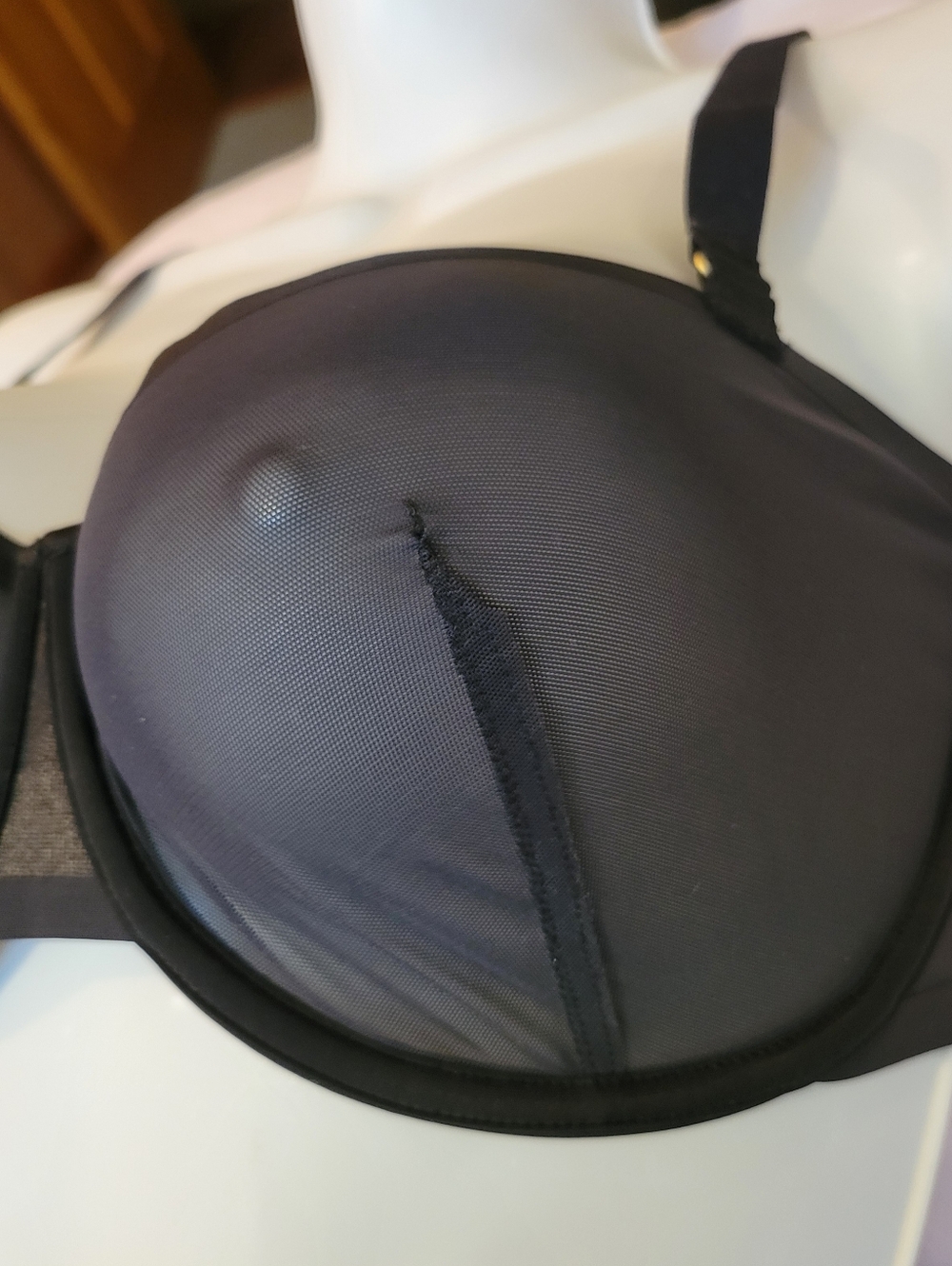 CUUP 36 E Black Underwire Balconette Contour Bra - Picture 3 of 7